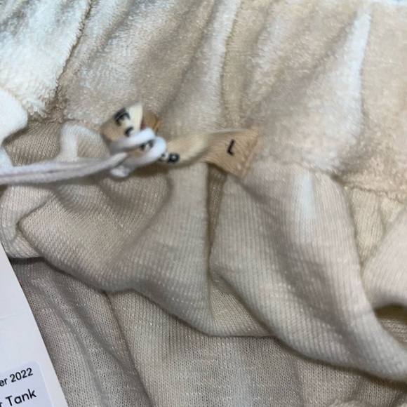 NWT Marine Layer Terry Out Tank in Cloud Dancer Cream Large/XL Comfy Earthy - Picture 5 of 6